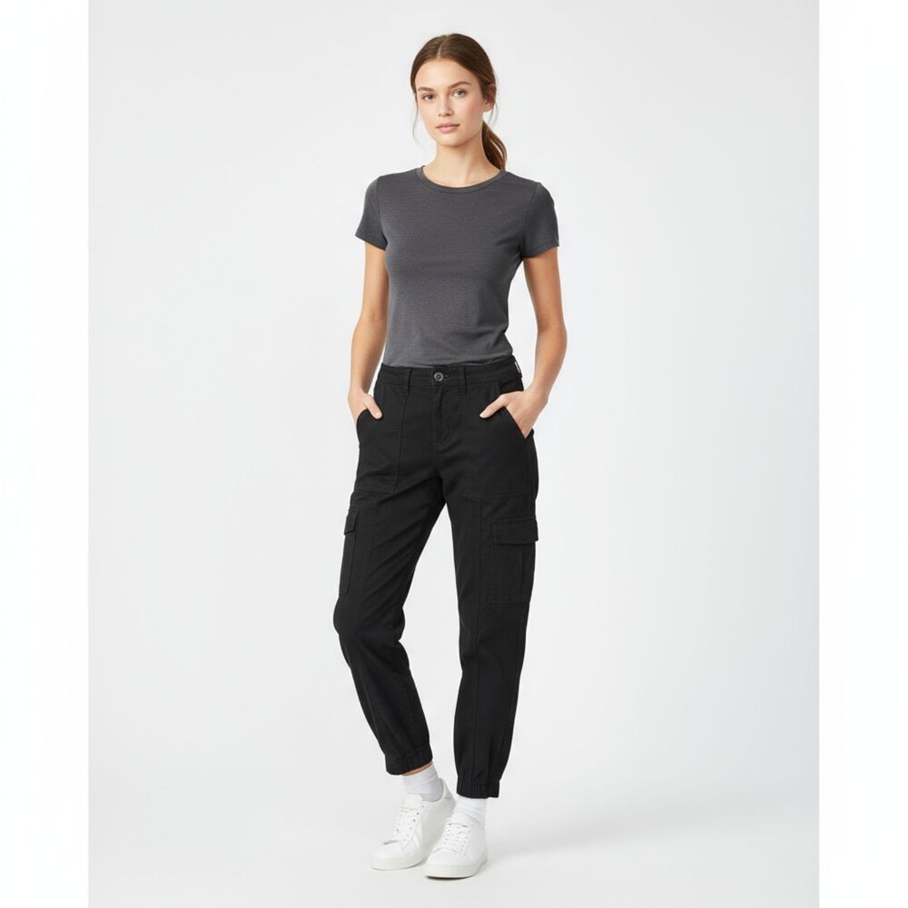 👖 Banana Republic Black Cargo Pants Women's Size 2